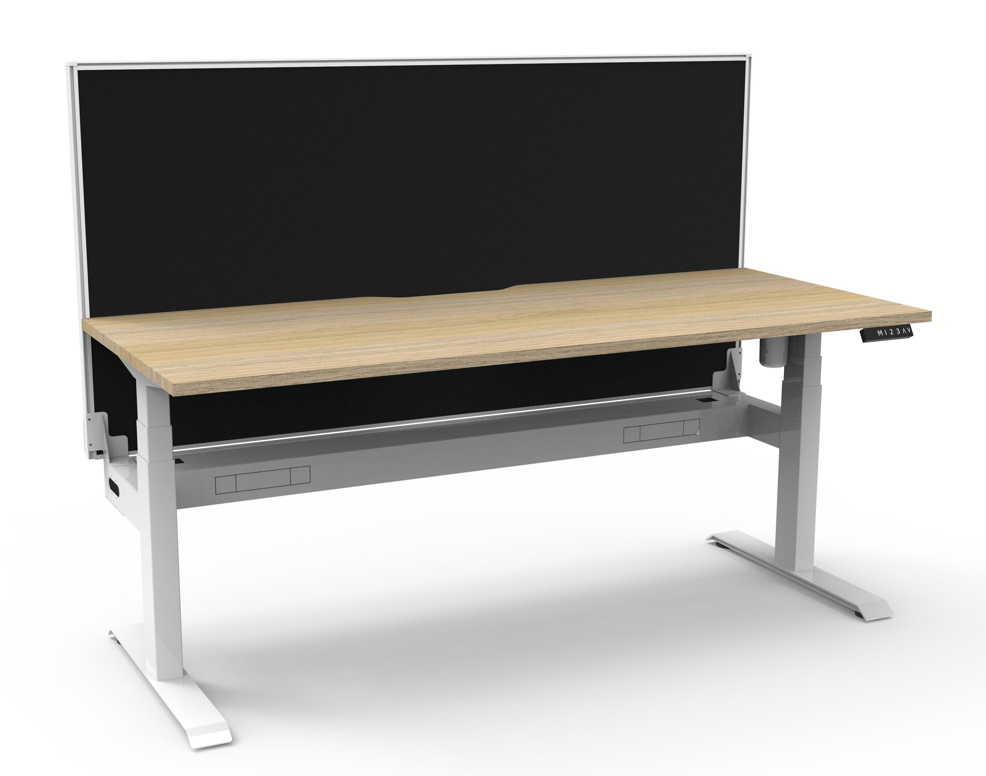 Boost Light Single Sided Workstation - With Screen